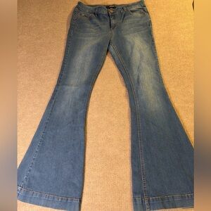 Refuge Dark Blue Flare Jeans 1631